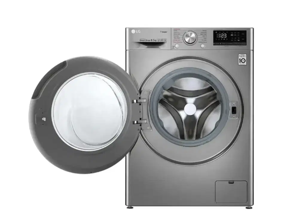 Dapatkan promo LG WASHING MACHINE FRONT LOADING 11 KG SILVER