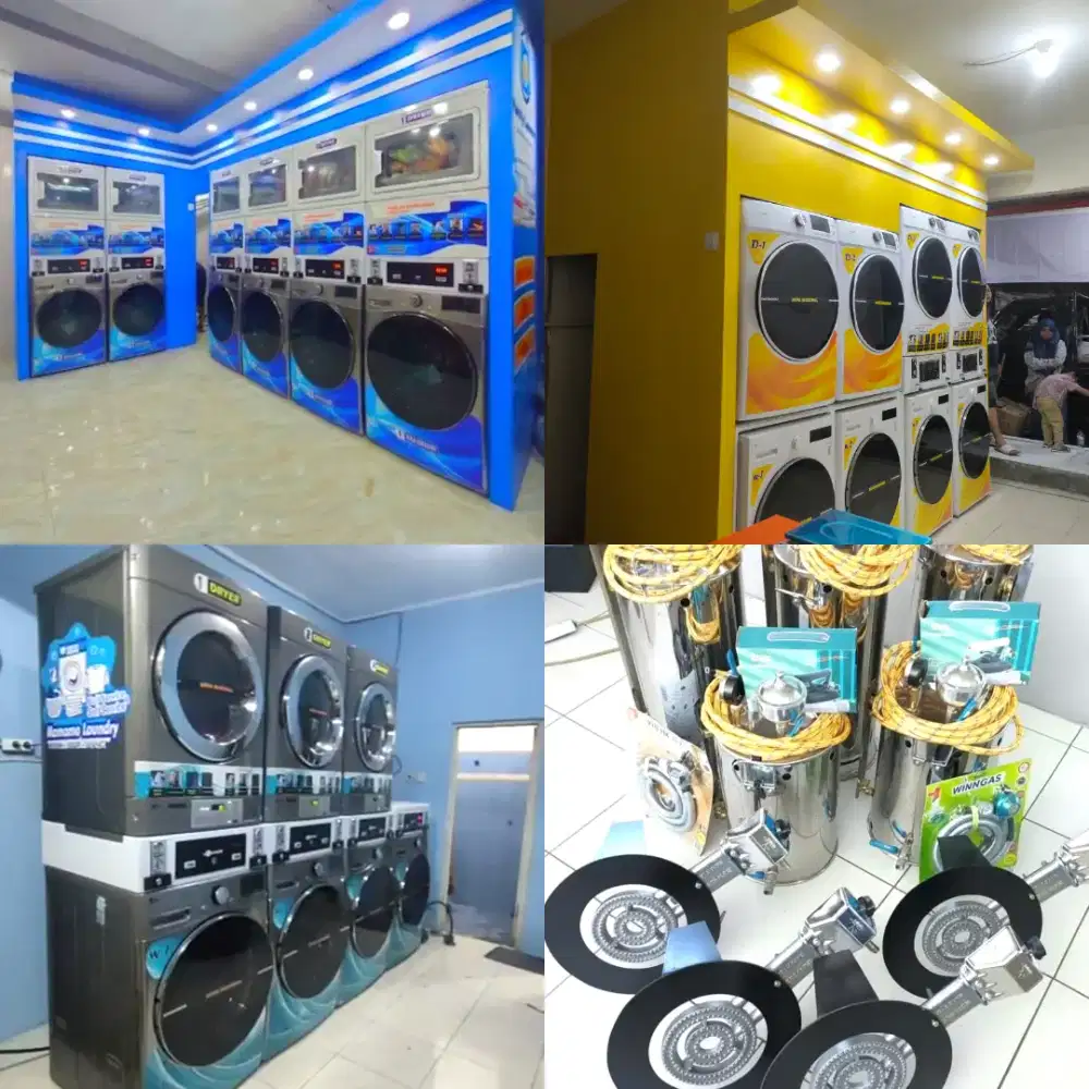 Mesin laundry / paket laundry full service / self service