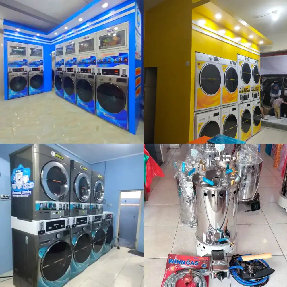 Peralatan laundry / paket laundry full service / self service