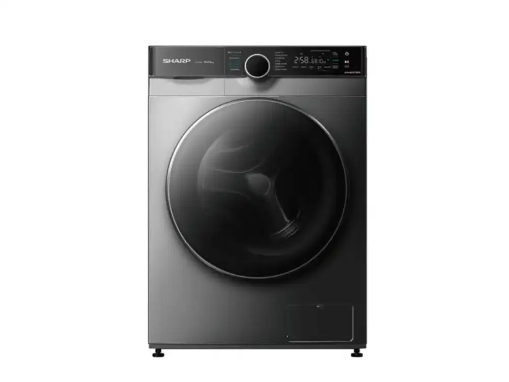 Dapatkan promo SHARP WASHING MACHINE FRONT LOADING 10 KG DARK