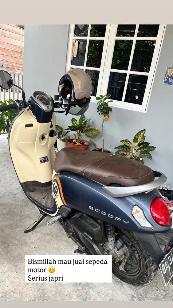 Jual honda scoopy 2021 pakaian sendiri