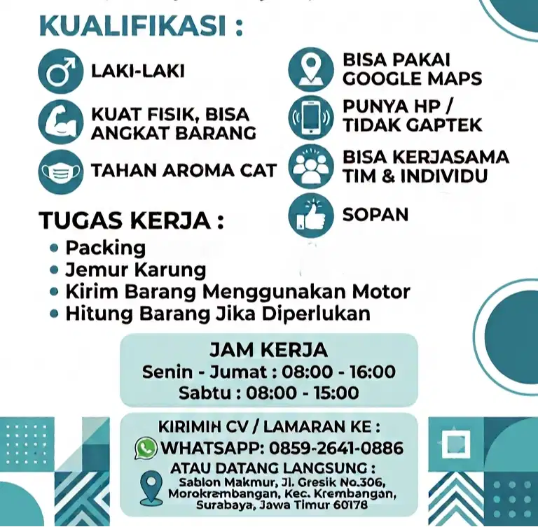 LOWONGAN KERJA SERABUTAN