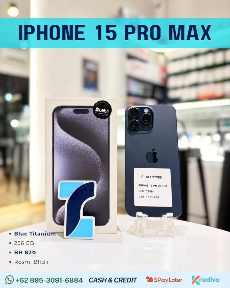 IPHONE 15 PROMAX 256GB - BLUE