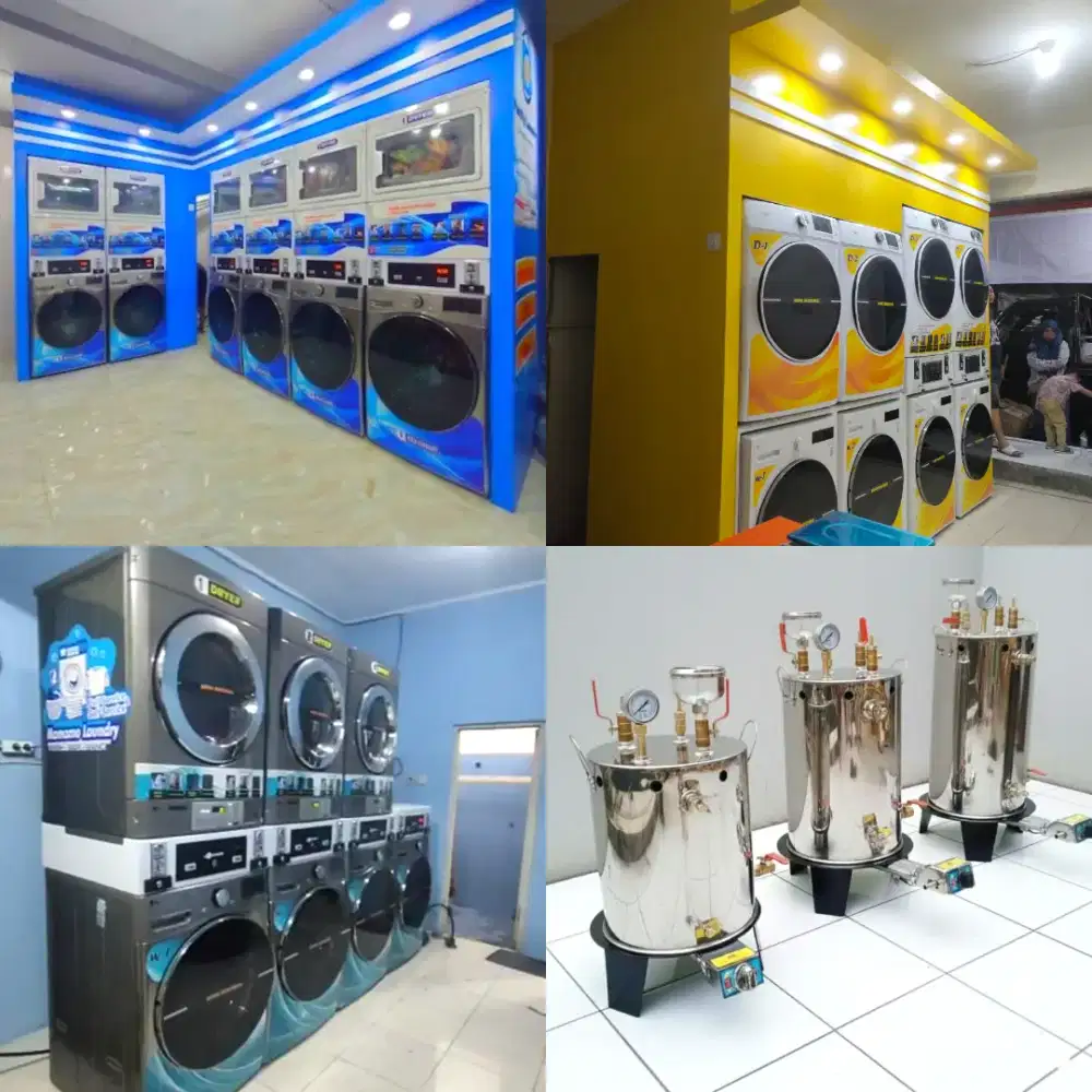 Mesin laundry - paket lengkap usaha laundry