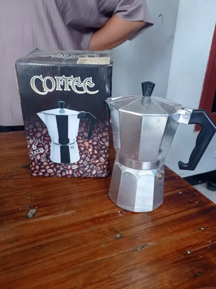 Coffe maker belum pernah dipakai