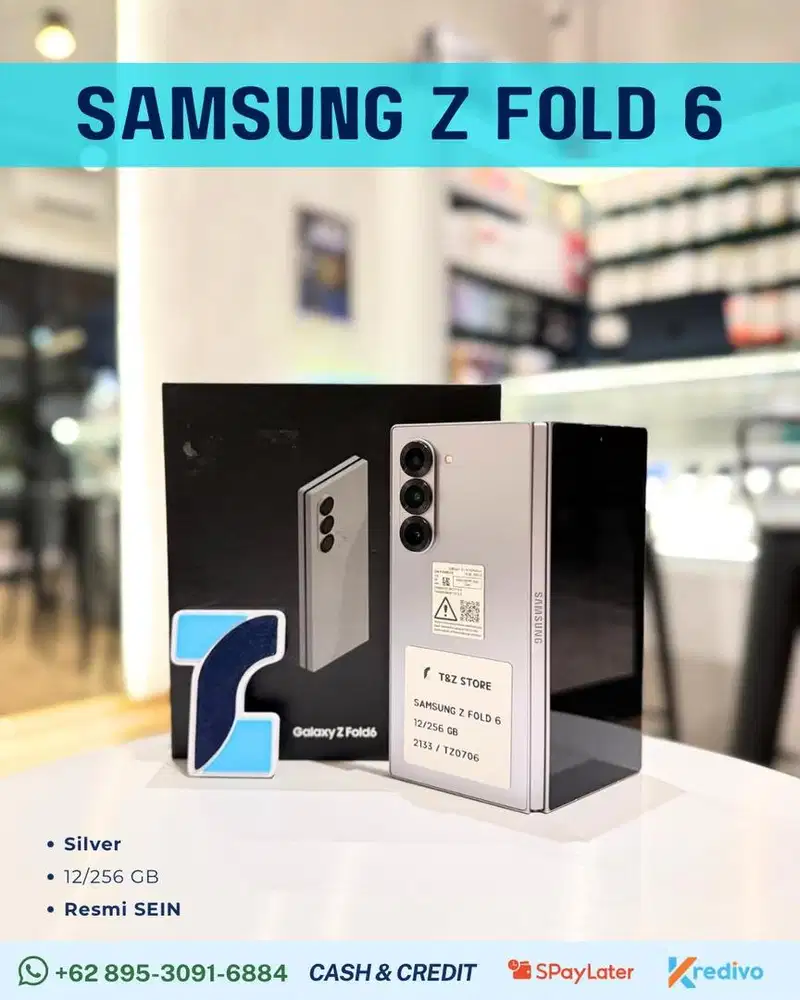 SAMSUNG Z FOLD 6 12/256GB - SILVER