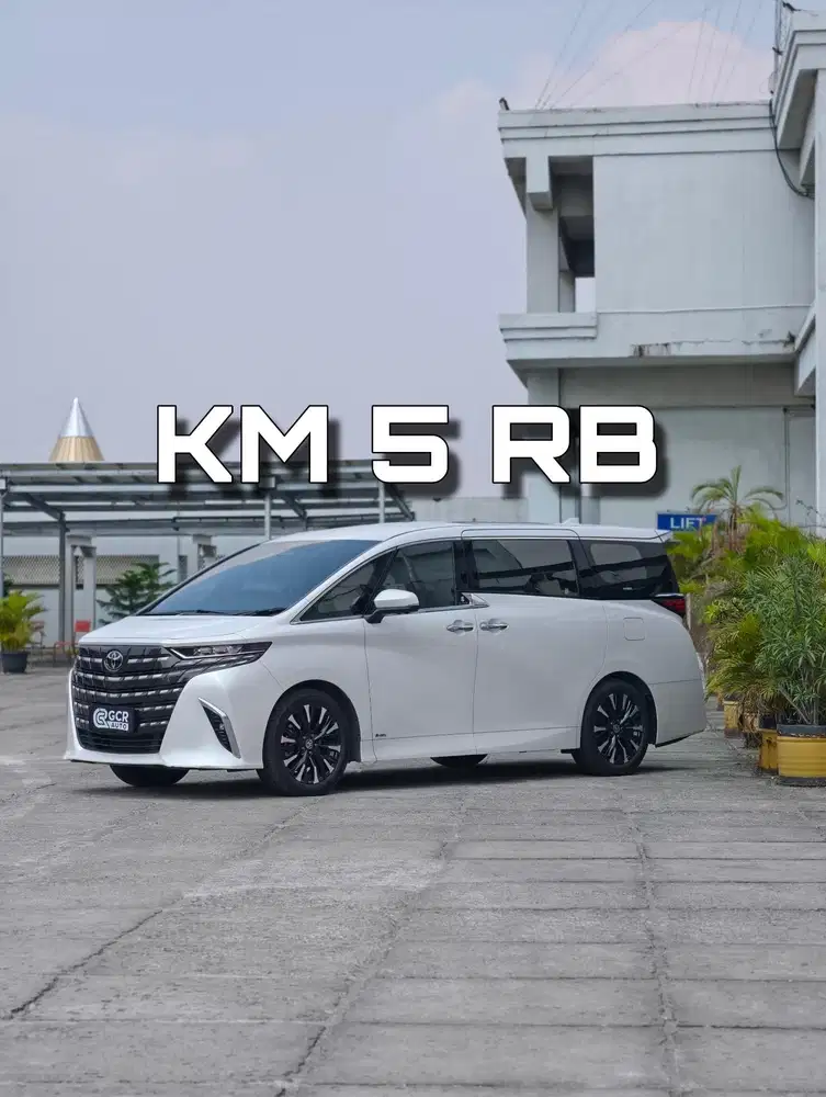 LIKE NEW LOW KM !! TOYOTA ALPHARD G HYBRID 2024 AT MDL 2025/2023