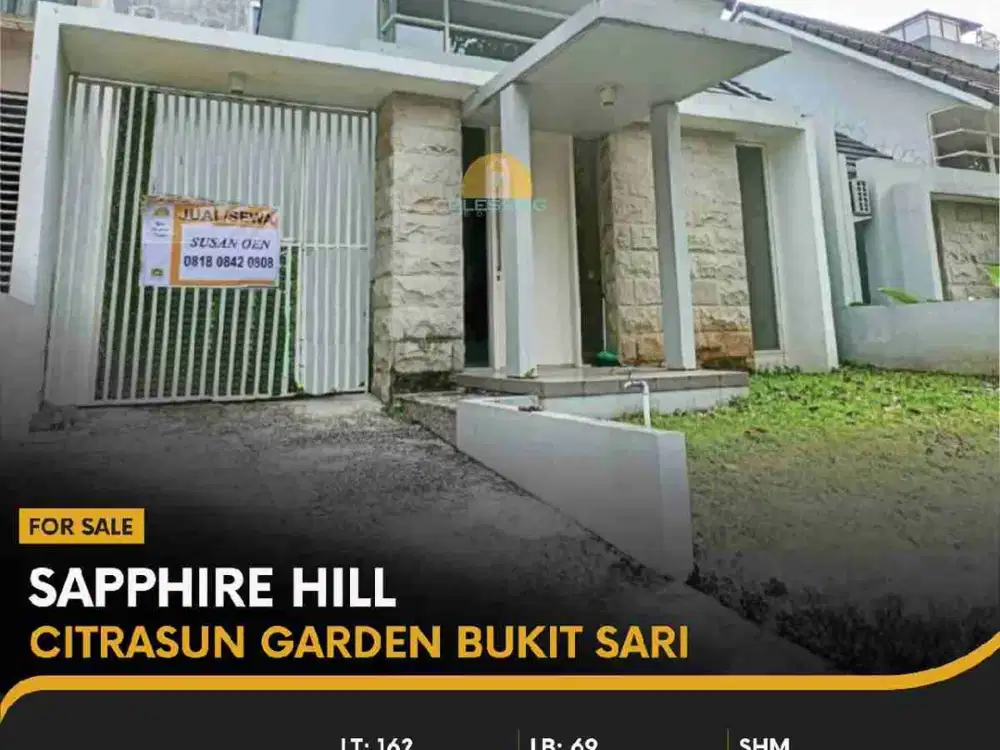 Rumah super Murah dengan tanah luas di Citrasun Garden dekat UNDIP
