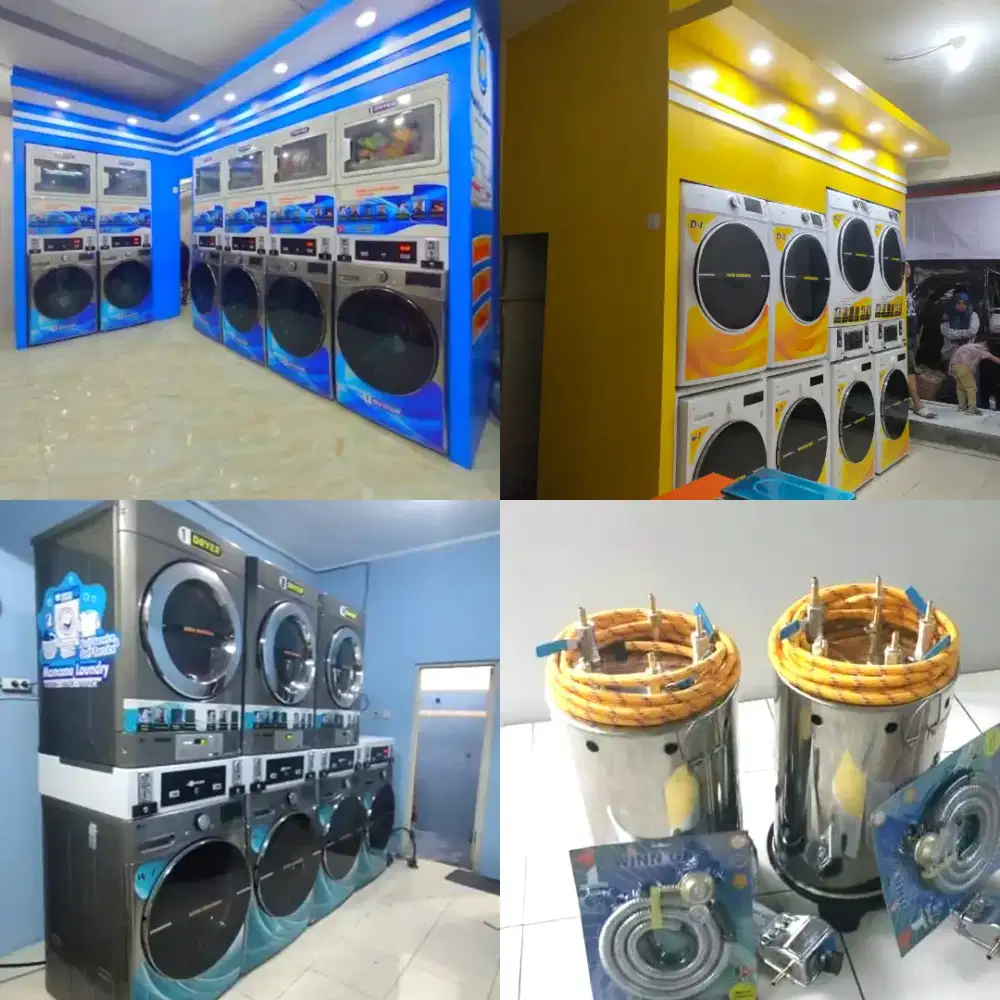 Peralatan laundry / paket laundry full service / self service