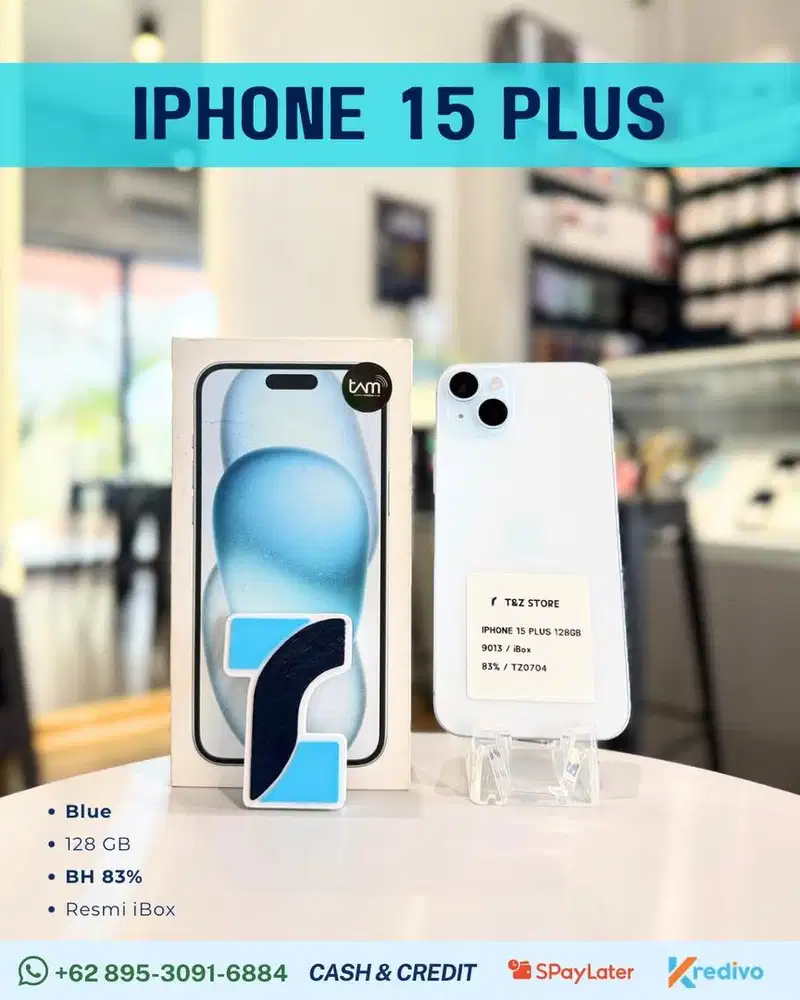 IPHONE 15 PLUS 128GB - BLUE