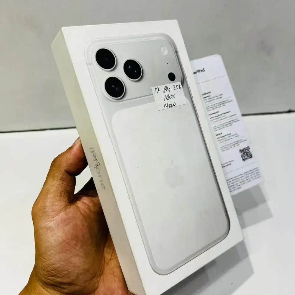 iphone 17 pro max 256gb resmi ibox new segel garansi 1 tahun