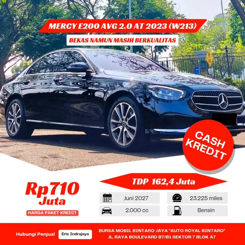 Mercedes-Benz E200 Avandgarde 2.0 AT 2023