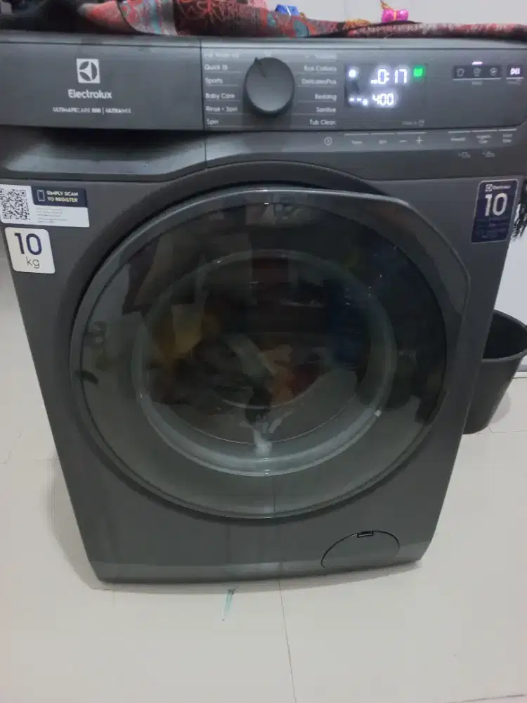 Mesin cuci elektrolux 10 Kg buka depan