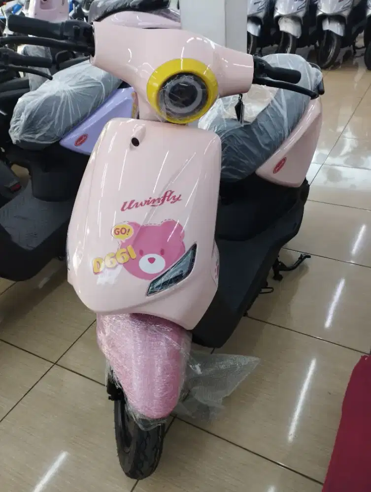 SEPEDA LISTRIK D66I GARANSI RESMI UWINFLY KREDIT TAMPA DP