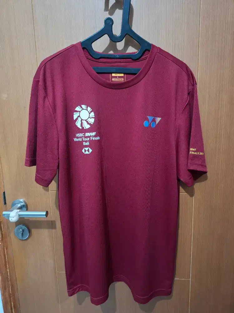 Kaos Badminton Original Yonex World Tour Finals 2021 Bali Edisi Khusus