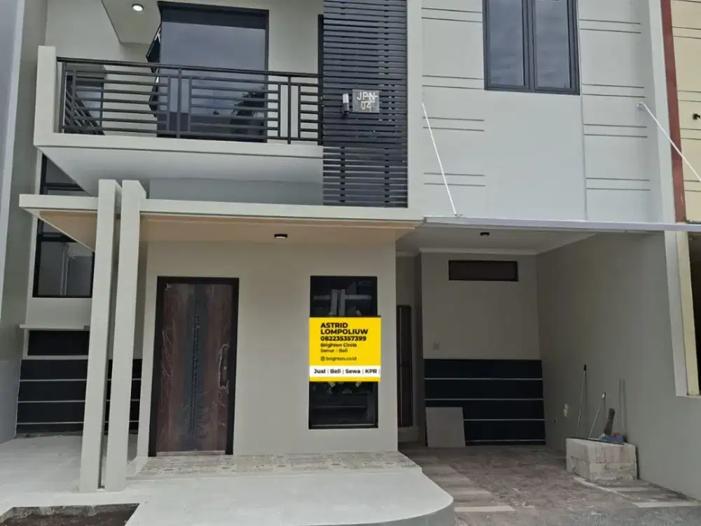 DIJUAL RUMAH 2 LANTAI FULLY FURNISHED SIAP HUNI KEROBOKAN AREA