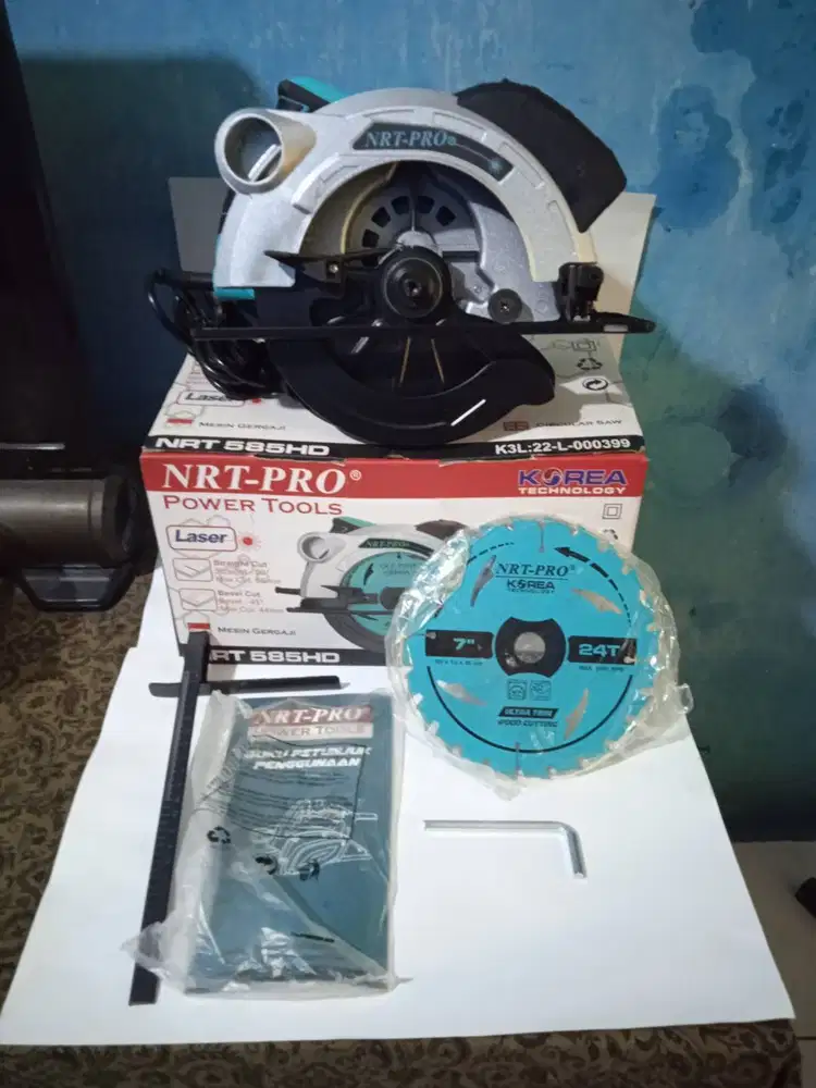 NRT PRO 585 HD LASER CIRCULAR SAW 7 mulus