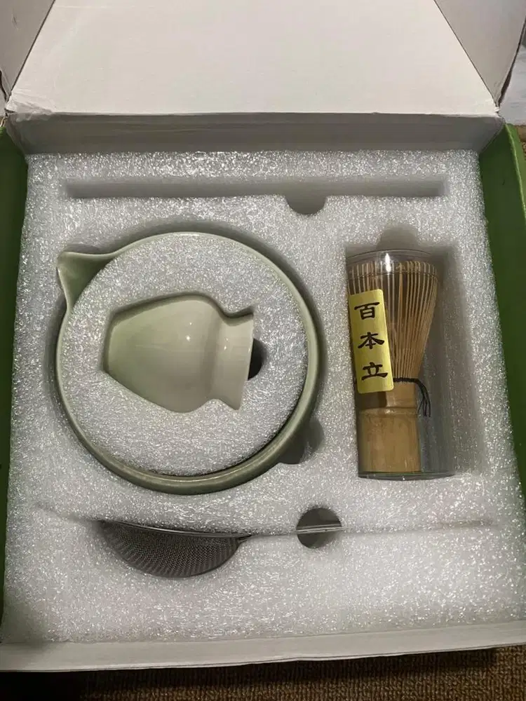 Matcha tea set masih baru..belum pernah dipake