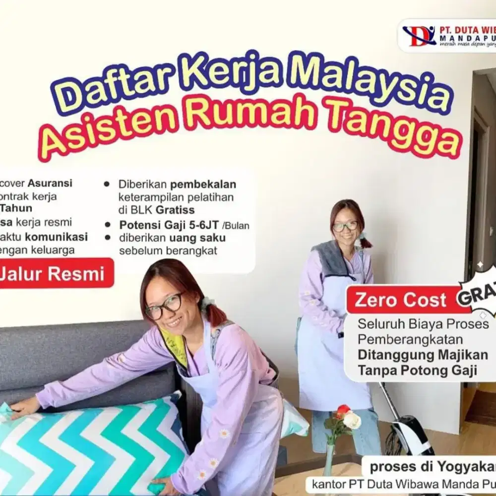 House Maid ke Malaysia Resmi Depnaker