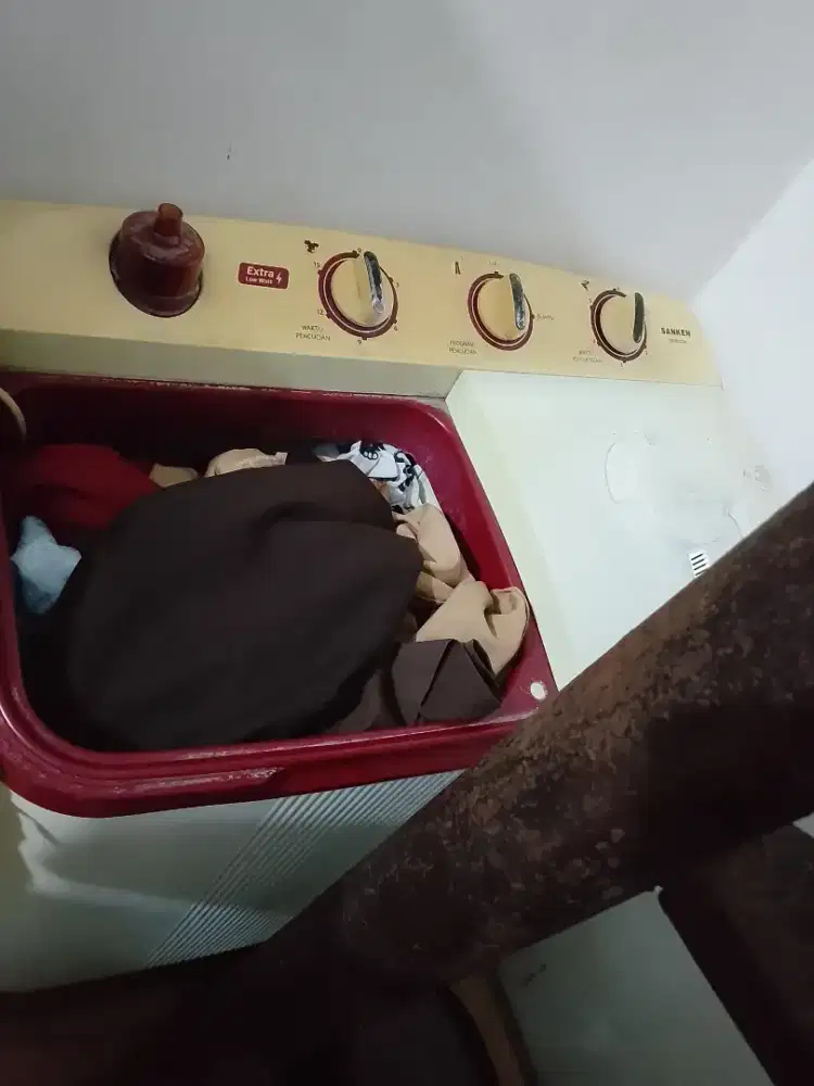 mesin cuci 2 tabung