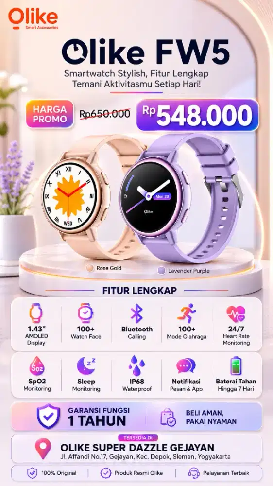 Smartwatch Olike FW5
