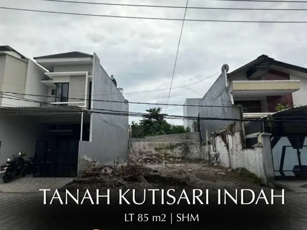 Dijual Tanah Kutisari Indah