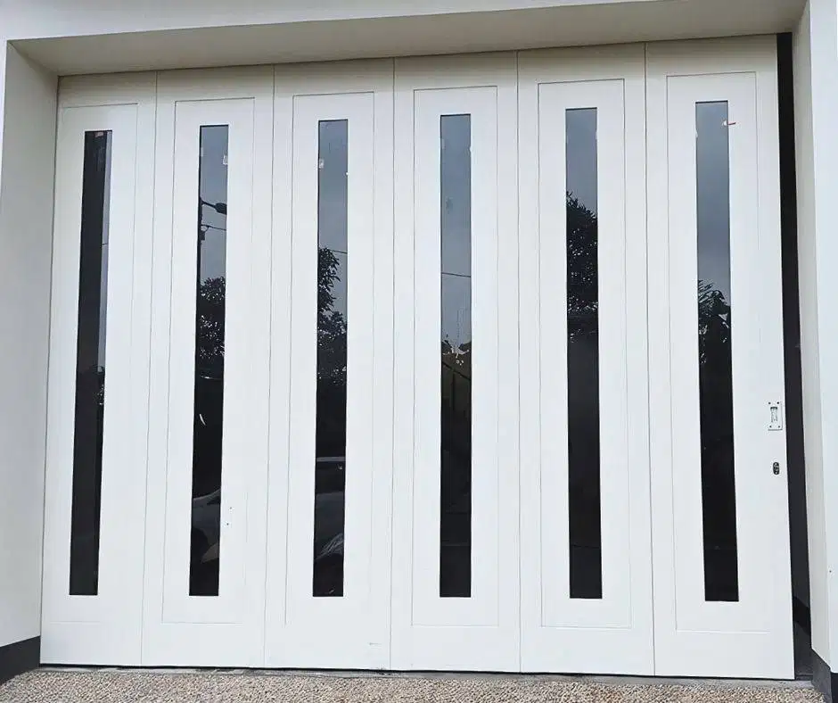 Model Pintu Garasi Besi Henderson Sliding, Geser, Lipat Minimalis