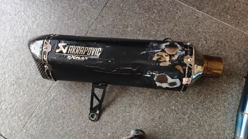 Knalpot akrapovic xmax old
