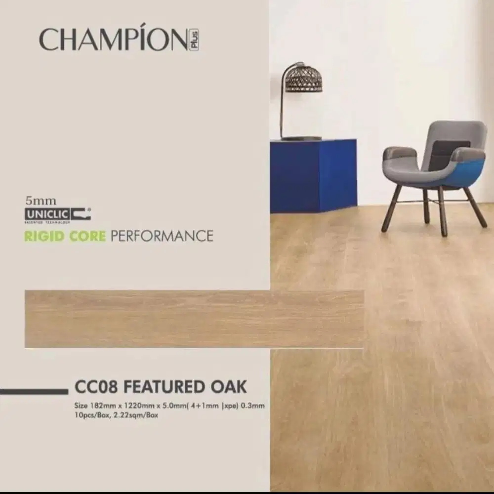 lantai kayu spc flooring tebal 5mm