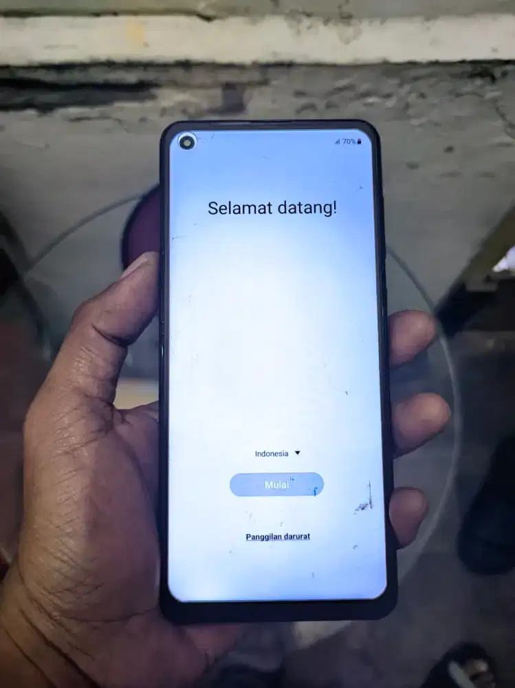 Samsyng a21s nyangkut akun gmail