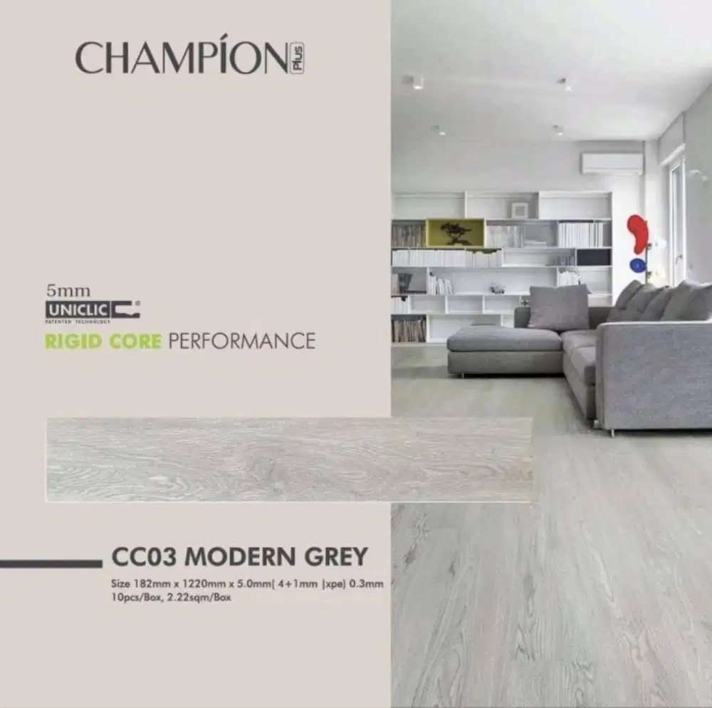 lantai kayu spc floor motif kayu pemasangan tanpa lem