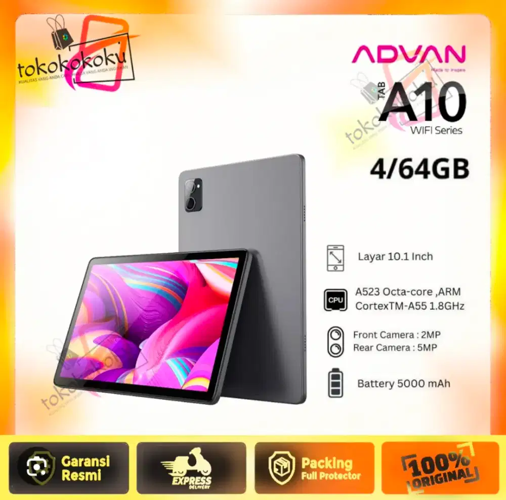 Taba advan layar besar garansi resmi 1 tahun