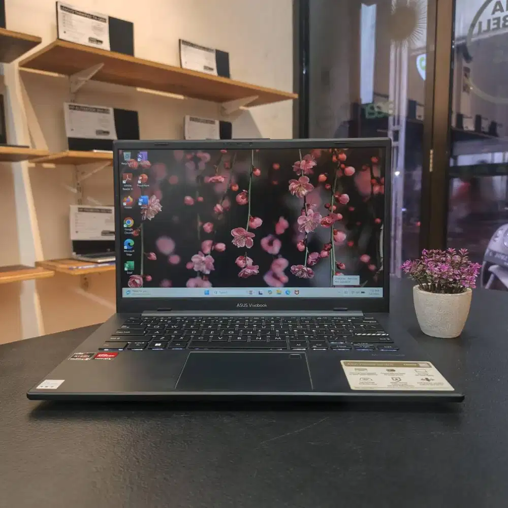 BU!! DIJUAL CEPAT LAPTOP FULLSET DARI ASUS VIVOBOOK GO E1404FA