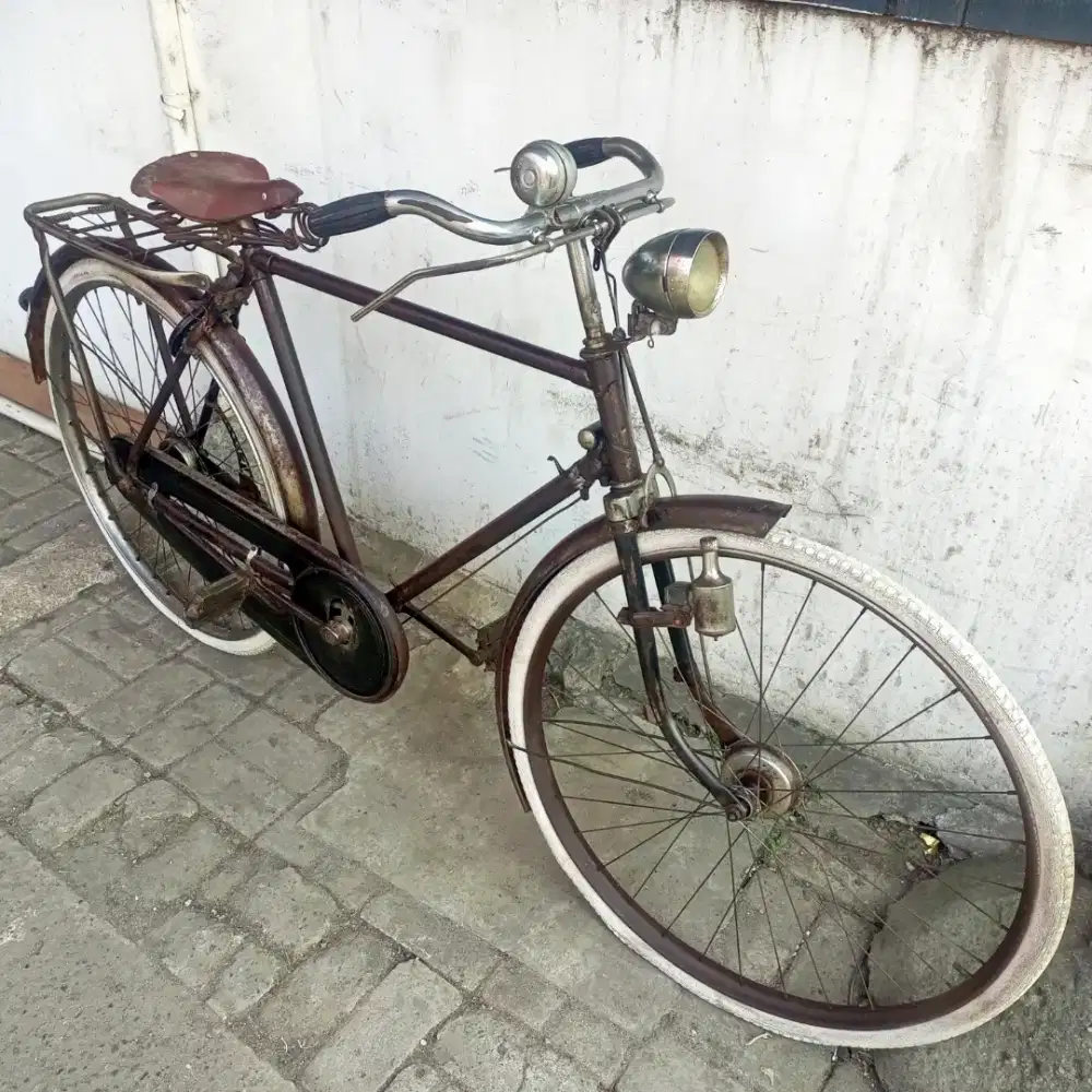 Sepeda Onthel Heren Tua Vintage Colonial Bicycle • Ontel Pria Klasik