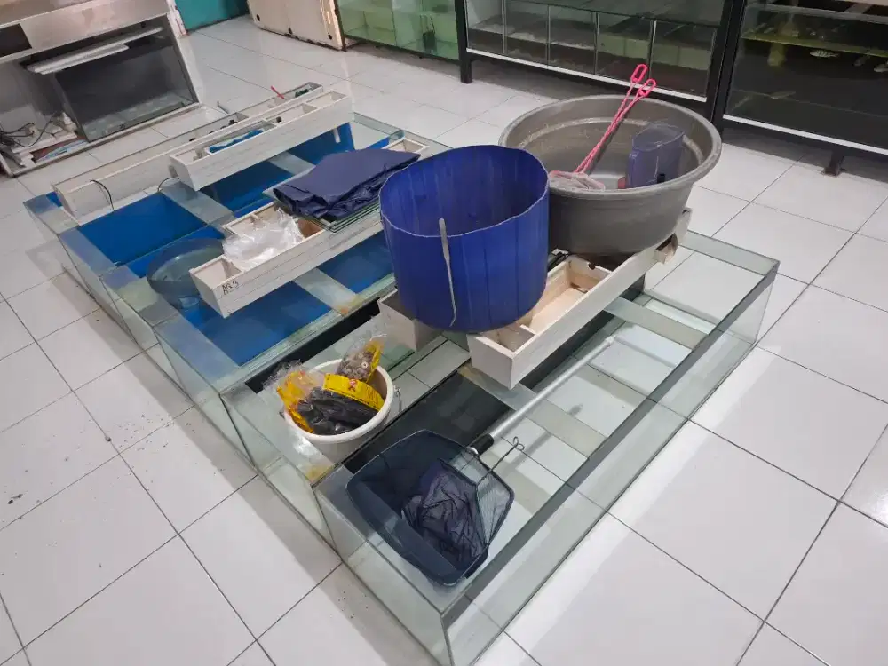 Di jual Aquarium p135xL40xT30