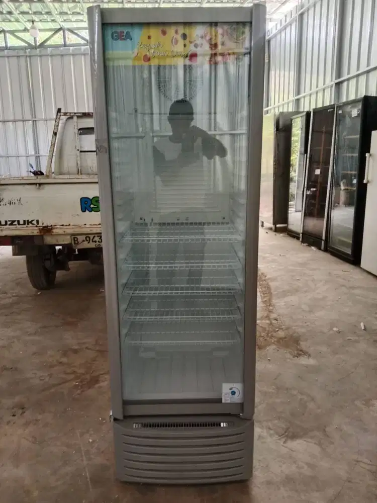 Gea EXPO-37FR Satu Pintu Showcase/Display Cooler/Lemari Kaca Pendingin