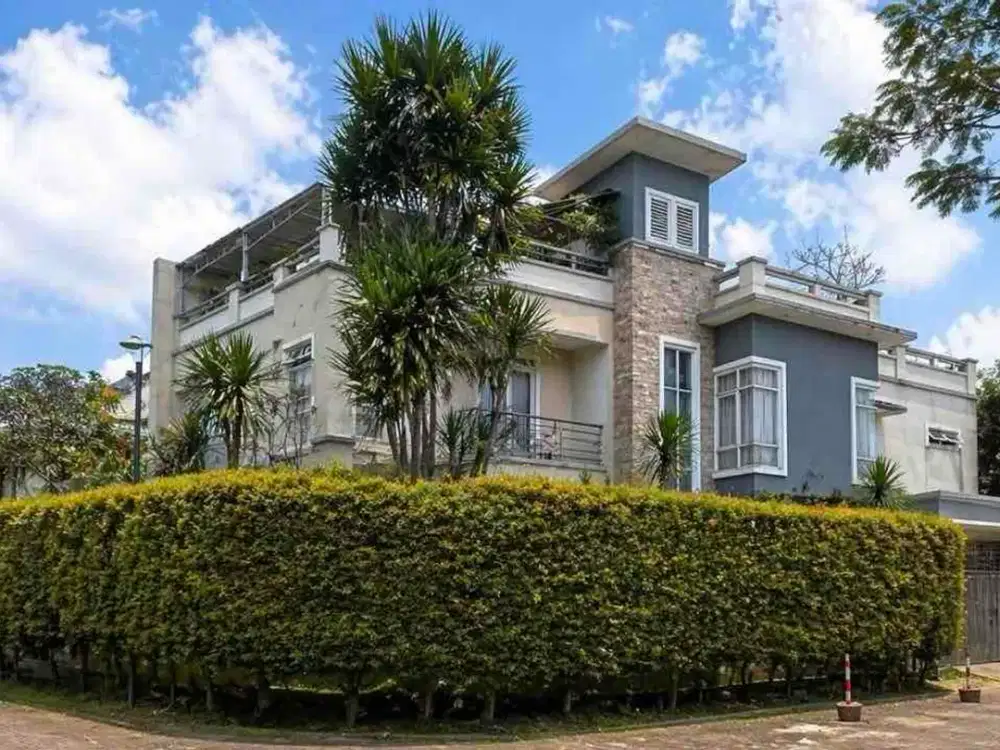 Rumah Hoek Minimalis Modern Villa Melati Mas BSD | LT 321 m² | LB 440 m² | Rp5,6 M Nego