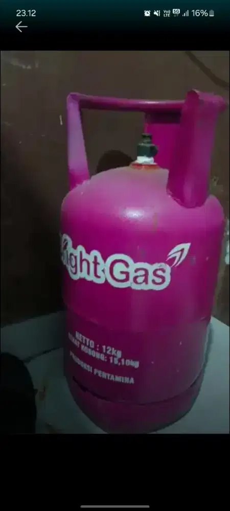 Jual 2 Buah Tabung Gas Bright 12 kg