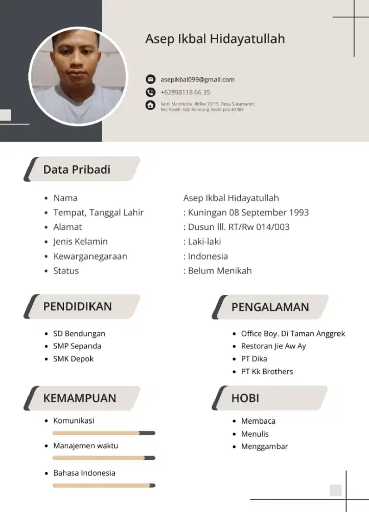 Cari lowongan Pekerjaan