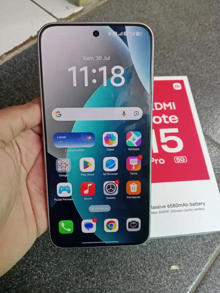 Redmi Note 15 Pro 5G ram 8/256gb NFC mulus fullset orian garansi