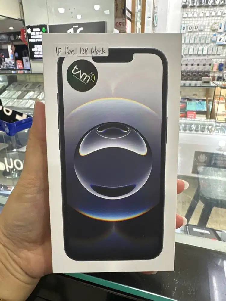 IPhone 16e 128GB Black Garansi Resmi iBox New Segel