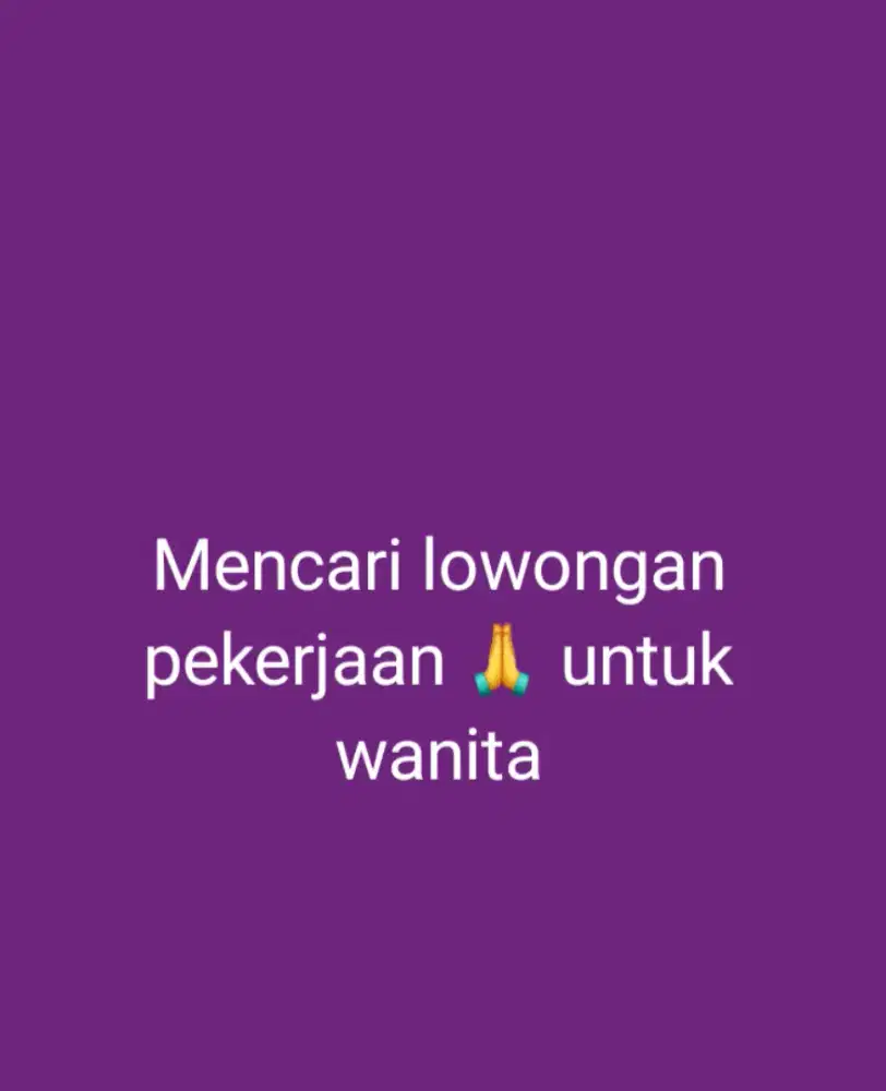 Mencari pekerjaan