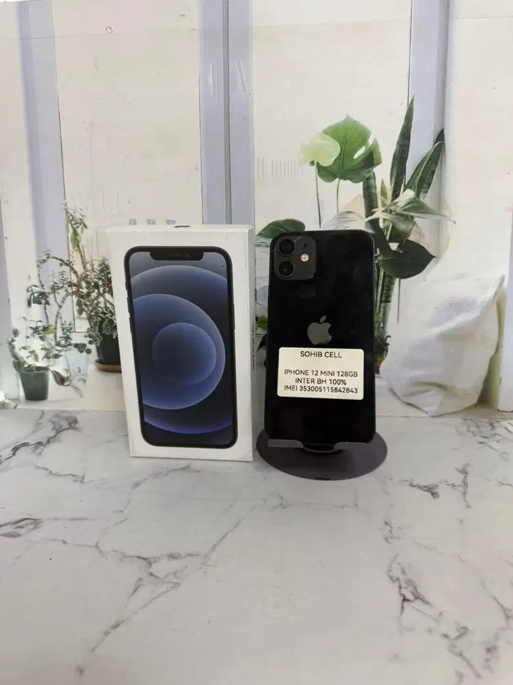 Jual hp iphone 12 mini 128 gb batrai udah pernah ganti