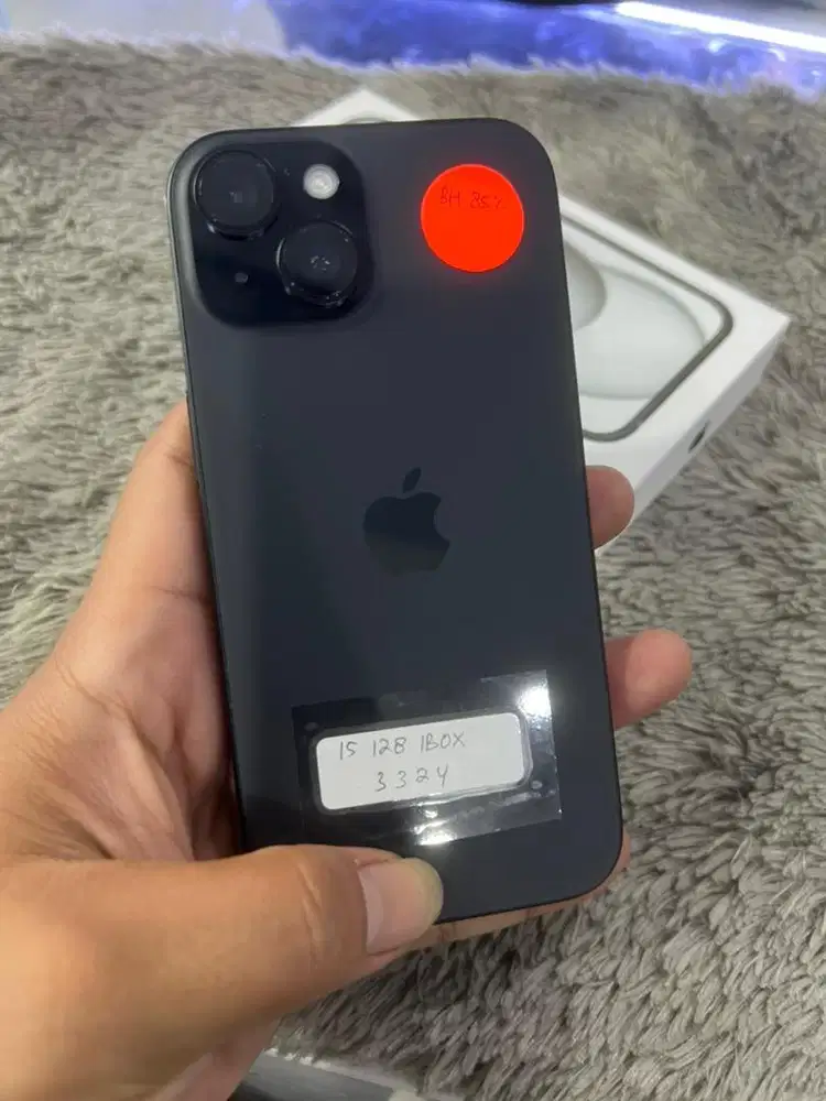 Iphone 15 128gb ibox fullset OEM mulus