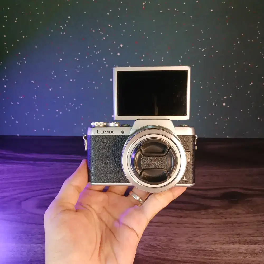 LUMIX GF 8 KIT SILVER ARGENT FULLSETBOX MURAH