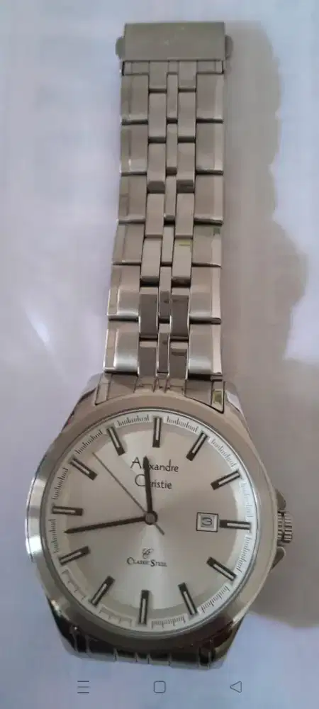 Jam tangan Alexandre Christie second mulus