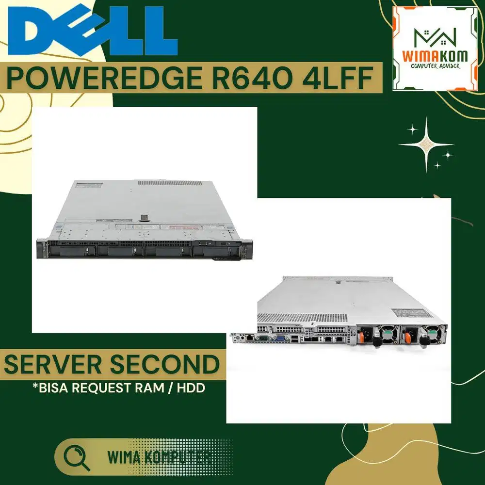 SERVER DELL R640 4 LFF 2x Xeon Gold 6138 80 CORE RAM 128GB