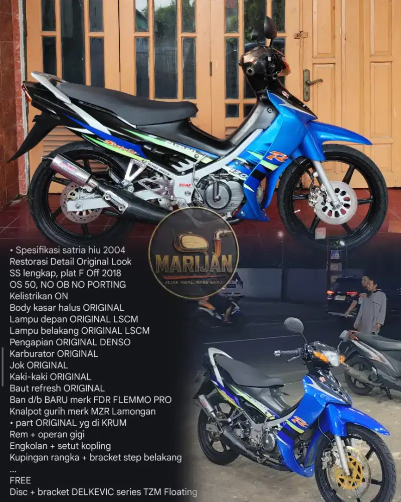 Satria Hiu 27 Jutaan. Terima TT atau BT setara