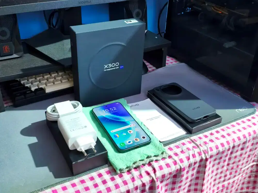 Vivo X300 12/256gb fullset resmi like new umur sebulan !!!