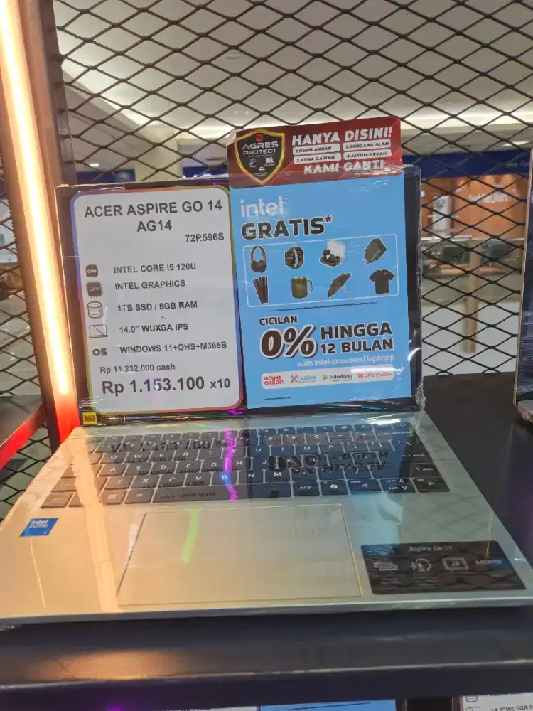 ACER ASPIRE GO 14/INTEL CORE I5/RAM 8GB/SSD 1TB